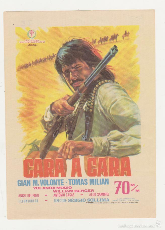 Cine: Cara a Cara. Sencillo de A. Gonz&aacute;lez. - Foto 1