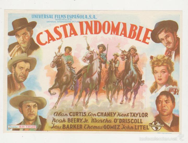 Cine: Casta Indomable. Sencillo grande de Universal. - Foto 1