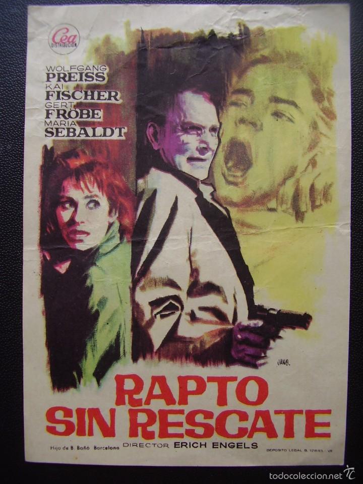 Cine: RAPTO SIN RESCATE, GERT FROBE - Foto 1