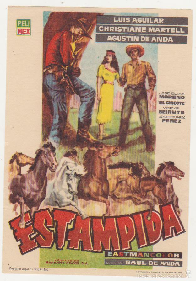 Cine: Estampida. Sencillo de Pelimex. &iexcl;IMPECABLE! - Foto 1