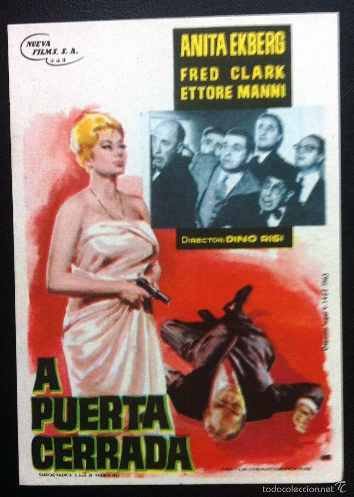 Cine: PROGRAMA DE CINE A PUERTA CERRADA. SIN PUBLICIDAD. - Foto 1