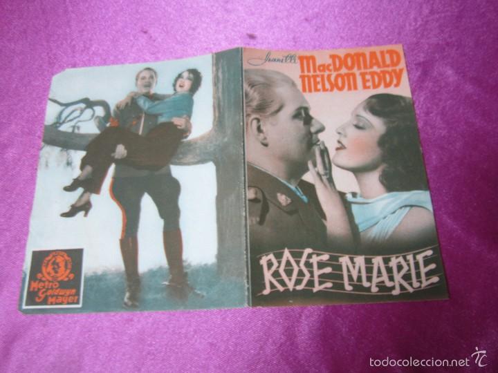 Cine: ROSE MARIE MACDONALD NELSON EDDY PROGRAMA DE CINE DOBLE C2 19 - Foto 1