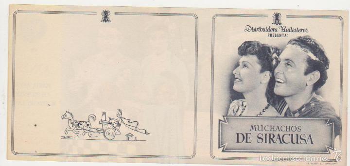 Cine: Muchachos de Siracusa. Doble de Ballesteros.  SIN DOBLAR &iexcl;IMPECABLE! - Foto 1