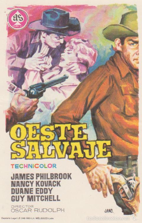 Cine: Oeste Salvaje. Sencillo de AS Films.  &iexcl;IMPECABLE! - Foto 1