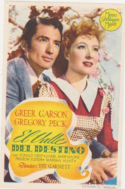 Cine: El Valle del Destino. Sencillo de MGM.  &iexcl;IMPECABLE! - Foto 1
