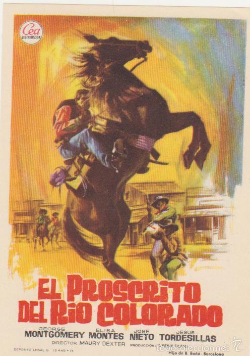 Cine: El Proscrito de R&iacute;o Colorado.Sencillo de CEA.  &iexcl;IMPECABLE! - Foto 1