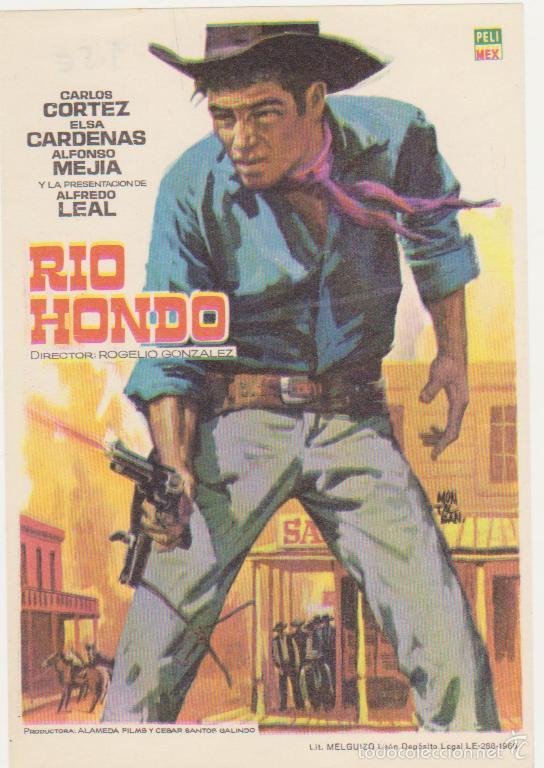 Cine: R&iacute;o Hondo. Sencillo de Pelimex. &iexcl;IMPECABLE! - Foto 1
