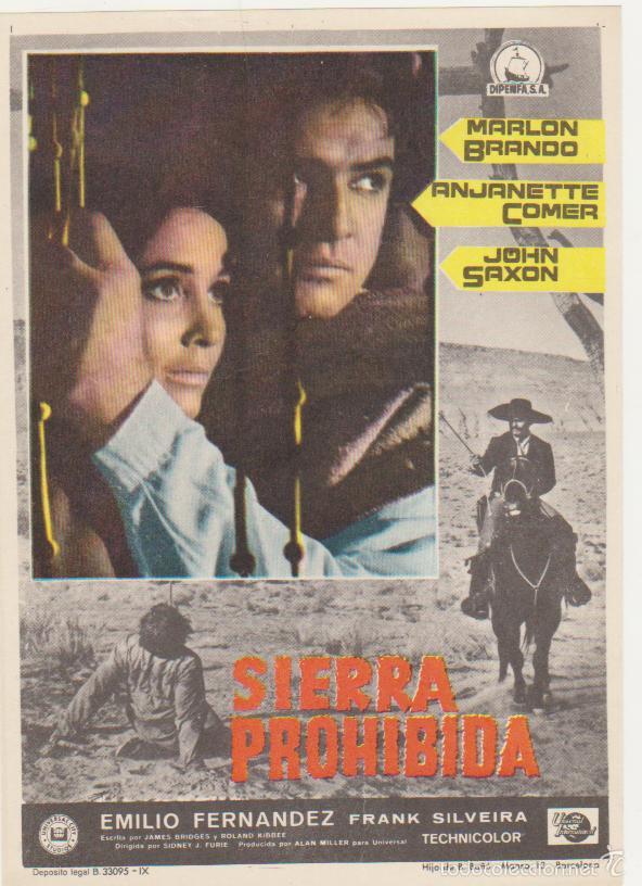 Cine: Sierra Prohibida. Sencillo de Dipenfa.  &iexcl;IMPECABLE! - Foto 1