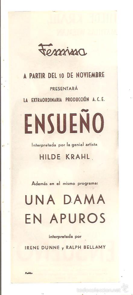 Cine: PROGRAMA ENSUE&Ntilde;O - CINE F&Eacute;MINA - Foto 2