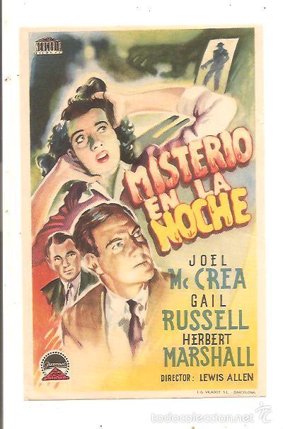 Cine: PROGRAMA MISTERIO EN LA NOCHE - Foto 1