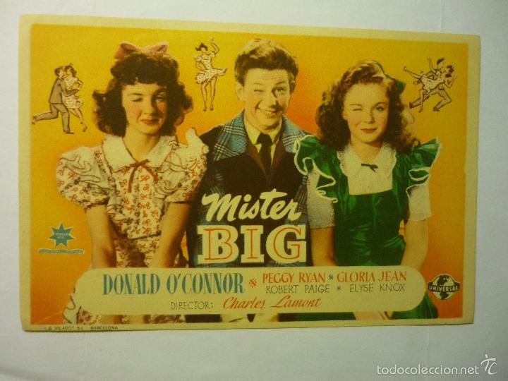 Cine: PROGRAMA MISTER BIG- DONALD O&acute;CONNOR  ---BB - Foto 1