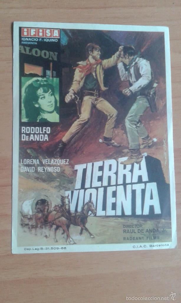 Cine: GRIS-PROGRAMA DE CINE --TIERRA VIOLENTA - Foto 1