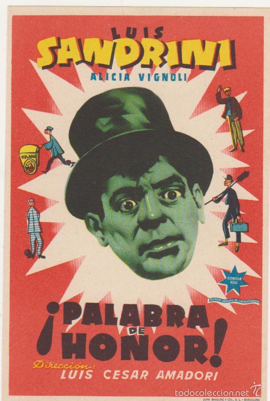 Cine: Palabra de Honor. Sencillo de Estrella azul. &iexcl;IMPECABLE! - Foto 1