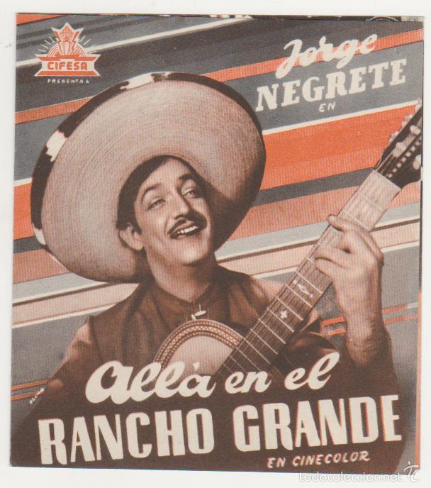 Cine: All&aacute; en el Rancho Grande. doble de Cifesa.  &iexcl;IMPECABLE! - Foto 1