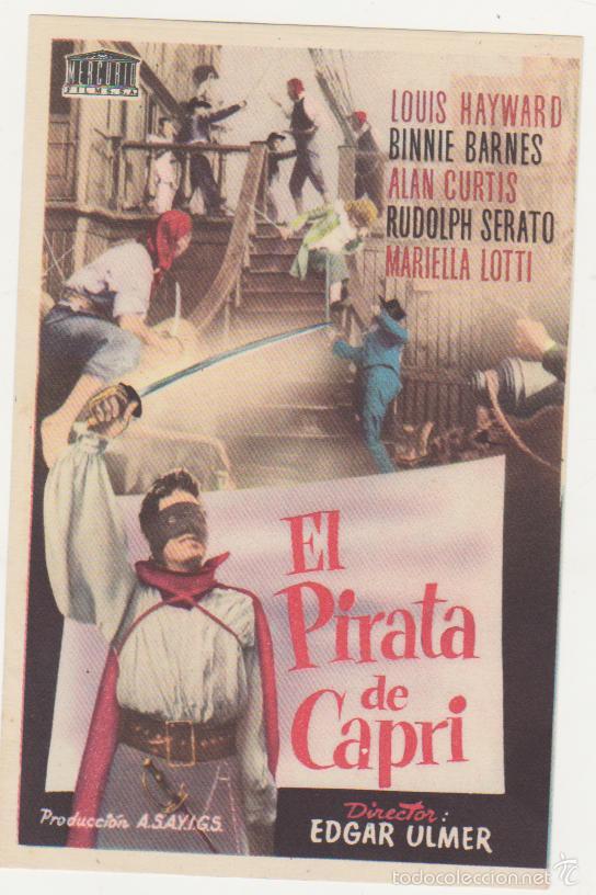 Cine: El Pirata de Capri. Sencillo de Mercurio. - Foto 1