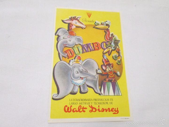 Cine: DUMBO - WALT DISNEY - RKO - SIN A&Ntilde;O - Foto 1