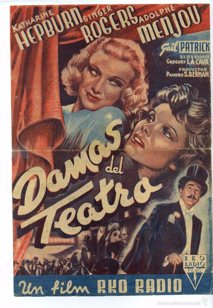 Cine: DAMAS DE TEATRO, con Catharine Hepburn. C/I. - Foto 1