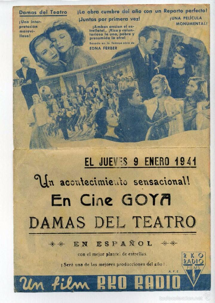 Cine: DAMAS DE TEATRO, con Catharine Hepburn. C/I. - Foto 2
