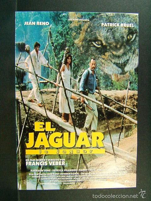 Cine: EL JAGUAR-FRANCIS VEBER-JEAN RENO-PATRICK BRUEL-HARRISON LOWE-PATRICIA VELASQUEZ-1996-PERFECTO.