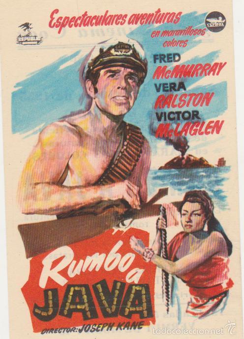Cine: Rumbo a Java. Sencillo de Cepicsa.  Gran Cinema Coca  1955.  &iexcl;IMPECABLE! - Foto 1