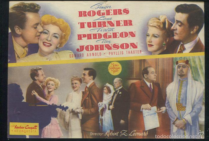 Cine: LANA TURNER PROGRAMA FIN DE SEMANA-GINGER ROGERS,WALTER PIDGEON,VAN JOHNSON - Foto 1