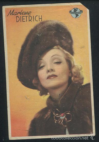 Cine: PROGRAMA DE ISLA EN ISLA, DOBLE 1942, MARLENE DIETRICH JOHN WAYNE  CON PUBLICIDAD - Foto 1