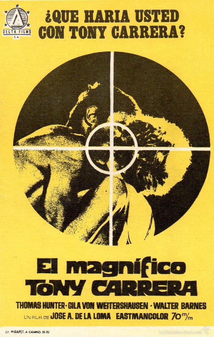 Cine: EL MAGNIFICO TONY CARRERA - Foto 1