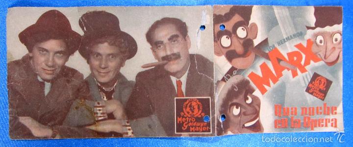 Cine: PROGRAMA DE MANO DOBLE. LOS HERMANOS MARX UNA NOCHE EN LA &Oacute;PERA. - Foto 3