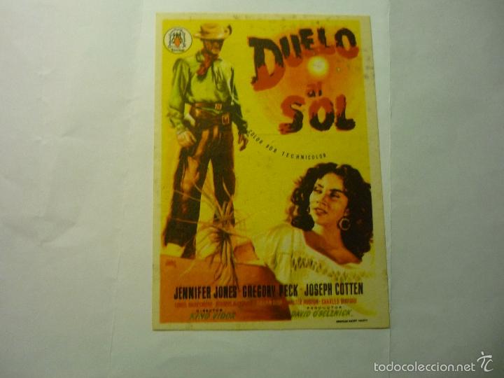 Cine: programa duelo al sol .-gregory peck - publicidad --bb - Foto 1