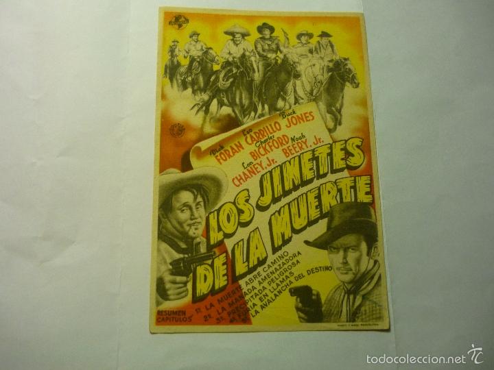 Cine: PROGRAMA LOS JINETES DE LA MUERTE-BUCK JONES - Foto 1