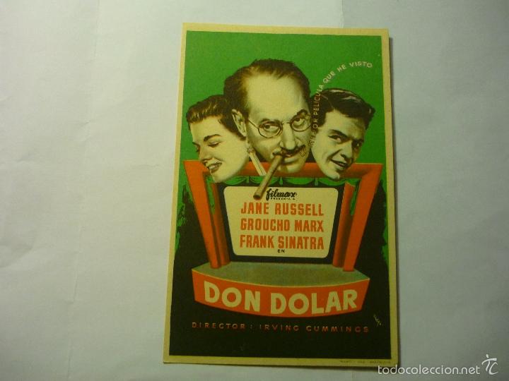 Cine: programa don dolar.-jane russell -groucho marx - Foto 1