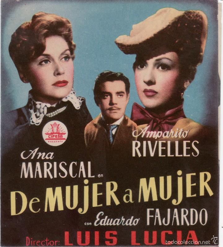 Cine: PROGRAMA DE CINE DE MUJER A MUJER. ANA MARISCAL, AMPARO RIVELLES - Foto 1