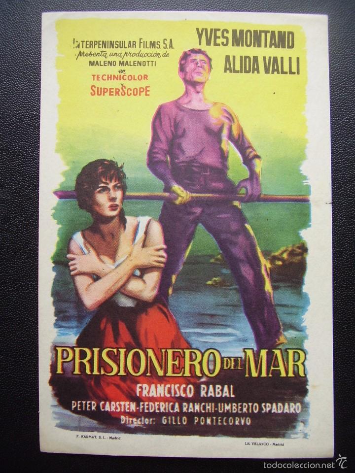 Cine: PRISIONERO DEL MAR, YVES MONTAND - Foto 1