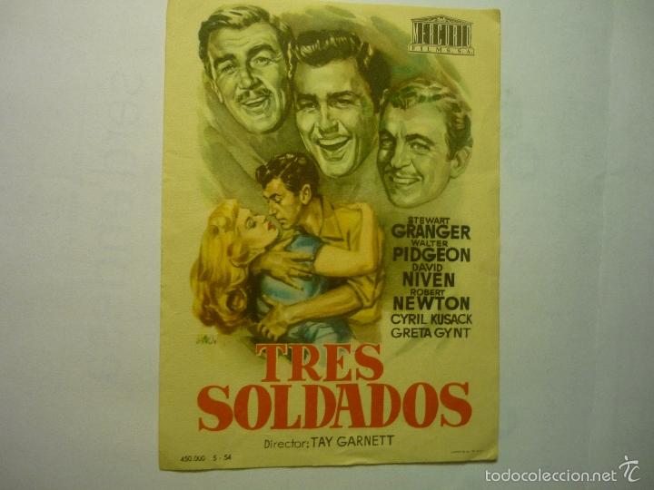 Cine: PROGRAMA TRES SOLDADOS - STEWART GRANGER - Foto 1