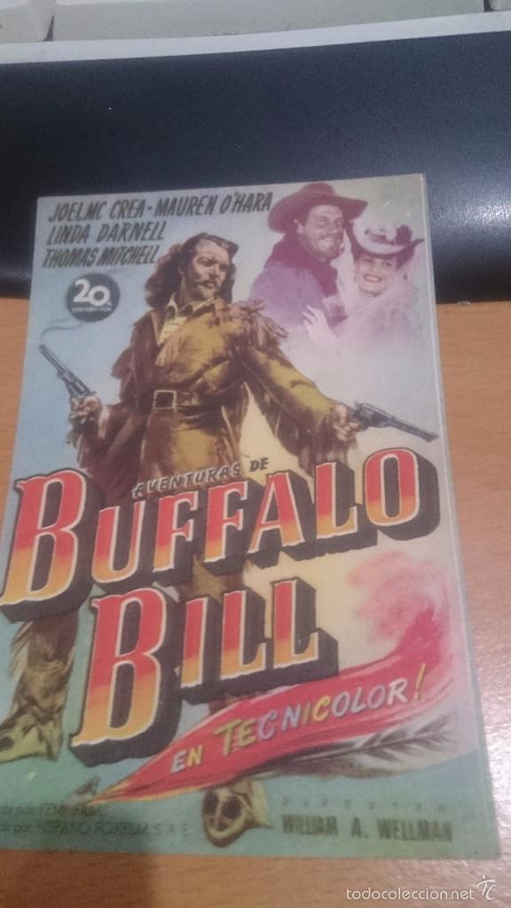 Cine: PROGRAMA DE CINE AVENTURAS DE BUFFALO BILL - Foto 1