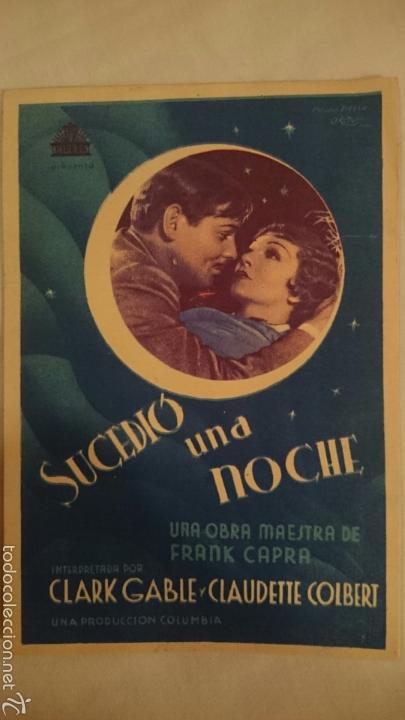 Cine: Programa de cine Sucedio una noche - Foto 1