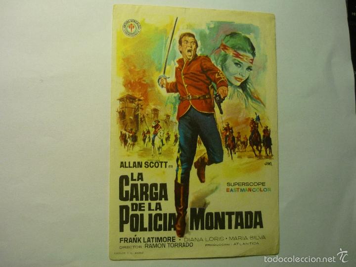 Cine: PROGRAMA LA CARGA DE LA POLICIA MONTADA- ALLAN SCOTT - Foto 1