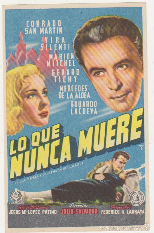 Cine: Lo que nunca muere. Sencillo de Capitolio. &iexcl;IMPECABLE! - Foto 1