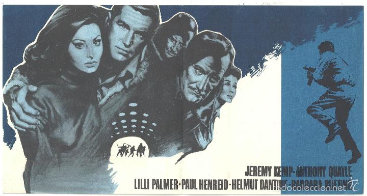 Cine: PTCC 429 OPERACION CROSSBOW PROGRAMA DOBLE MGM SOFIA LOREN GEORGE PEPPARD - Foto 2