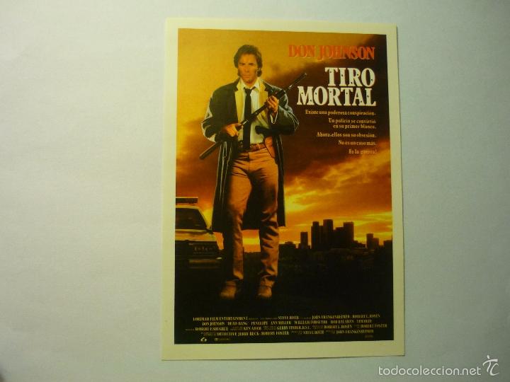 Cine: PROGRAMA MODERNO TIRO MORTAL - DON JOHNSON - Foto 1