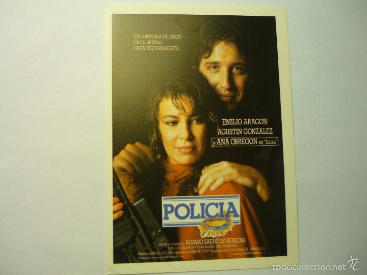 Cine: PROGRAMA MODERNO POLICIA .-EMILIO ARAGON - Foto 1