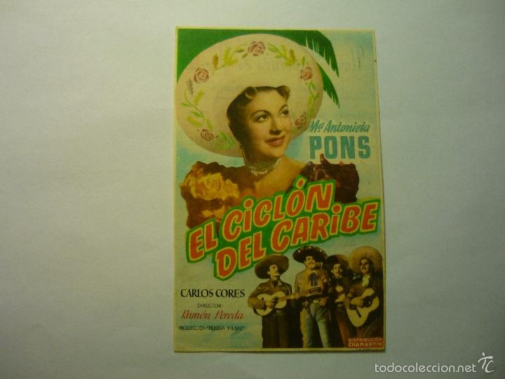 Cine: programa el ciclon del caribe - m.antonieta pons - Foto 1