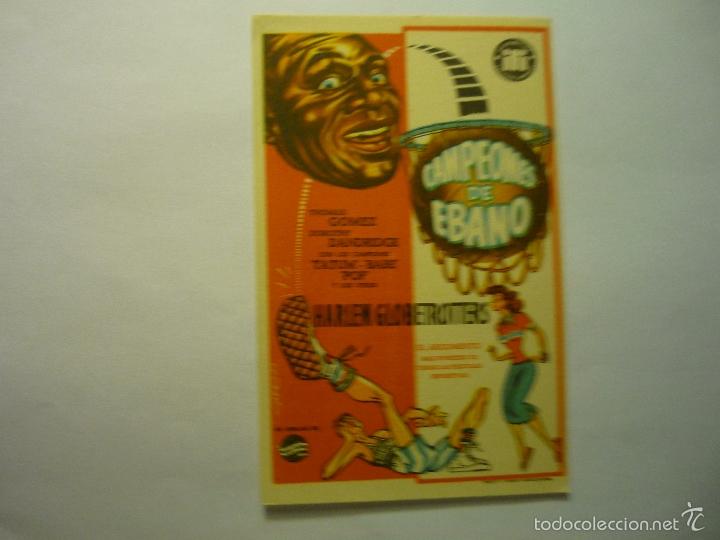 Cine: programa campeones de ebano -harlem globetrotters - Foto 1