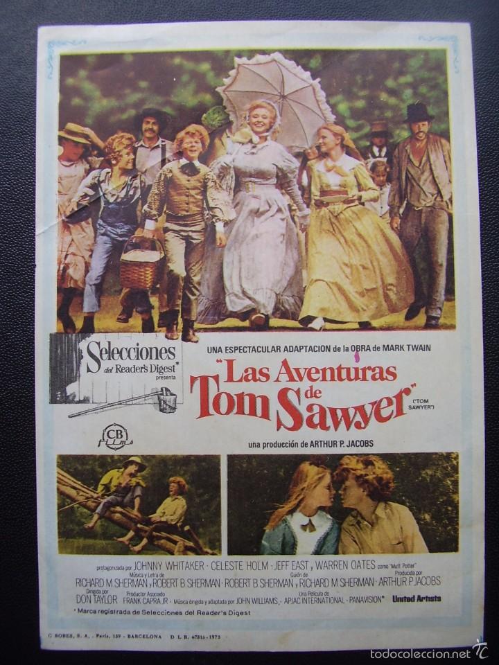 Cine: LAS AVENTURAS DE TOM SAWYER - Foto 1