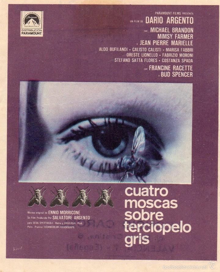 Cine: CUATRO MOSCAS SOBRE TERCIOPELO GRIS - Foto 1