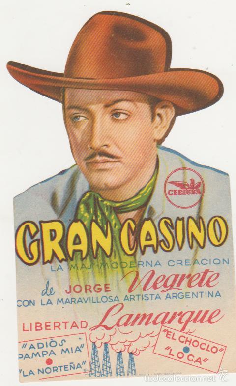 Cine: Gran Casino. Troquelado de Cepicsa. &iexcl;IMPECABLE! - Foto 1