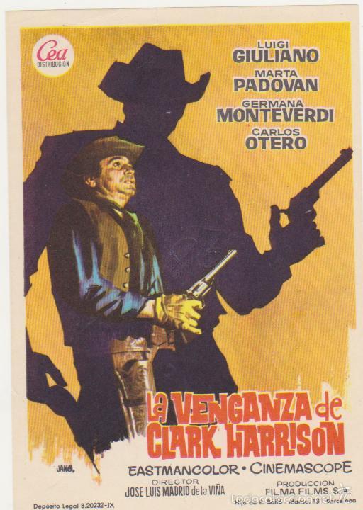 Cine: La Venganza de Clark Harrison. Sencillo de CEA.  &iexcl;IMPECABLE! - Foto 1
