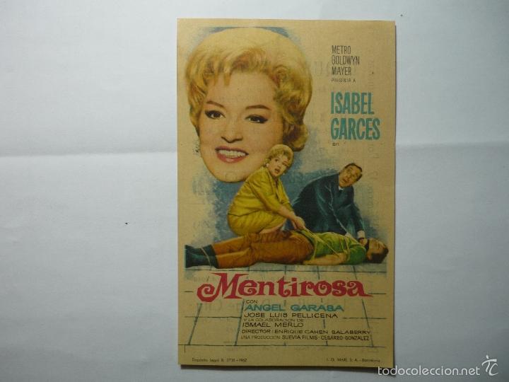 Cine: PROGRAMA MENTIROSA - ISABEL GARCES -PUBLICIDAD CINES DUQUE Y TERRAZA-MALAGA??? - Foto 1