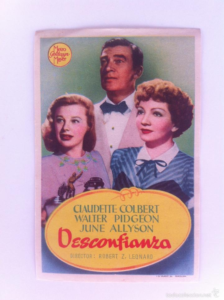 Kino: DESCONFIANZA - PROGRAMA DE MANO (SIN PUBLICIDAD)