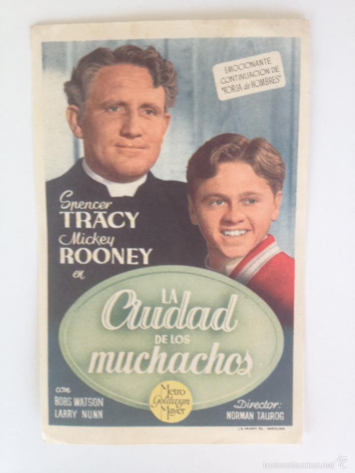 Cine: LA CIUDAD DE LOS MUCHACHOS - PROGRAMA DE MANO (SIN PUBLICIDAD) - Foto 1